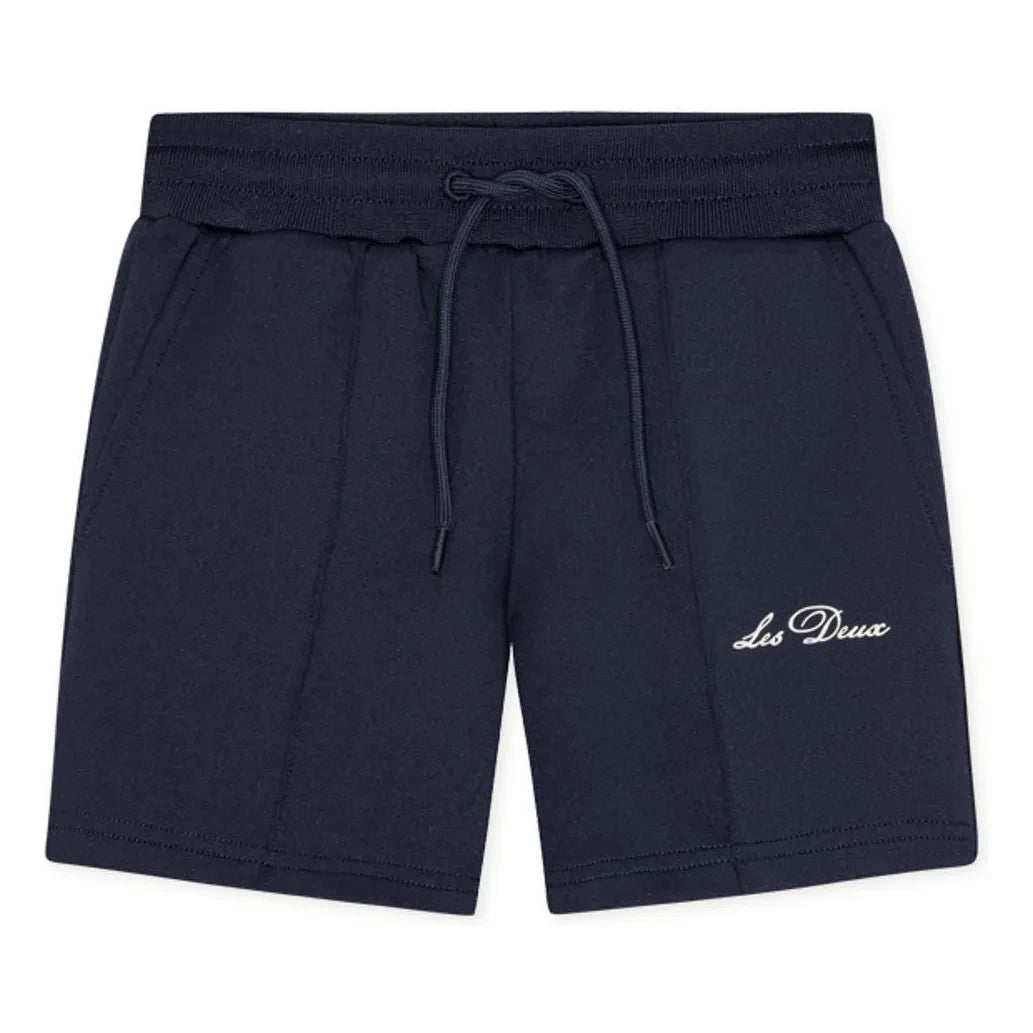 Les Deux - Ballier Crew Jogger Shorts | Night Blue