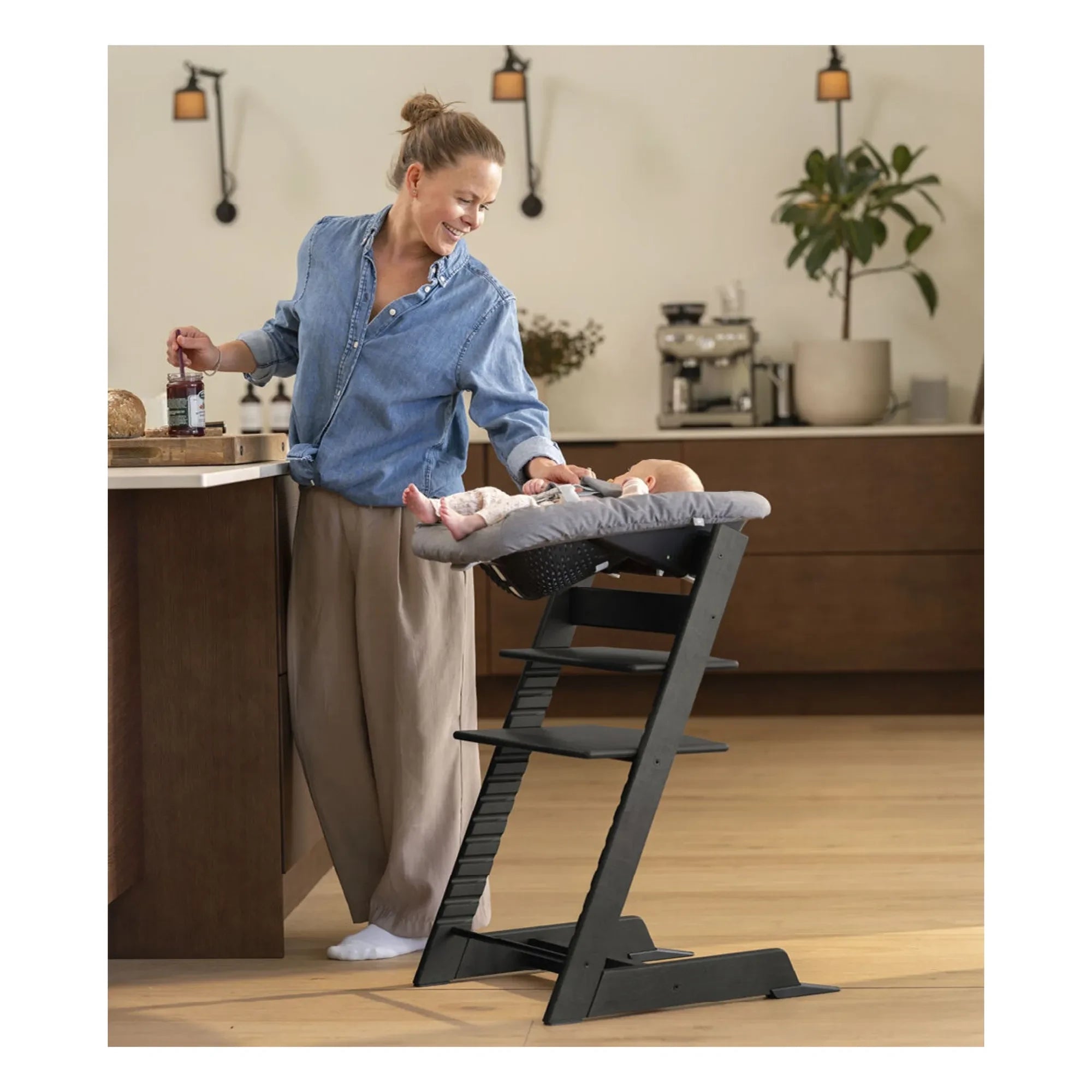 Stokke® - Newborn Tripp Trapp® Baby Bouncer | Dark Gray