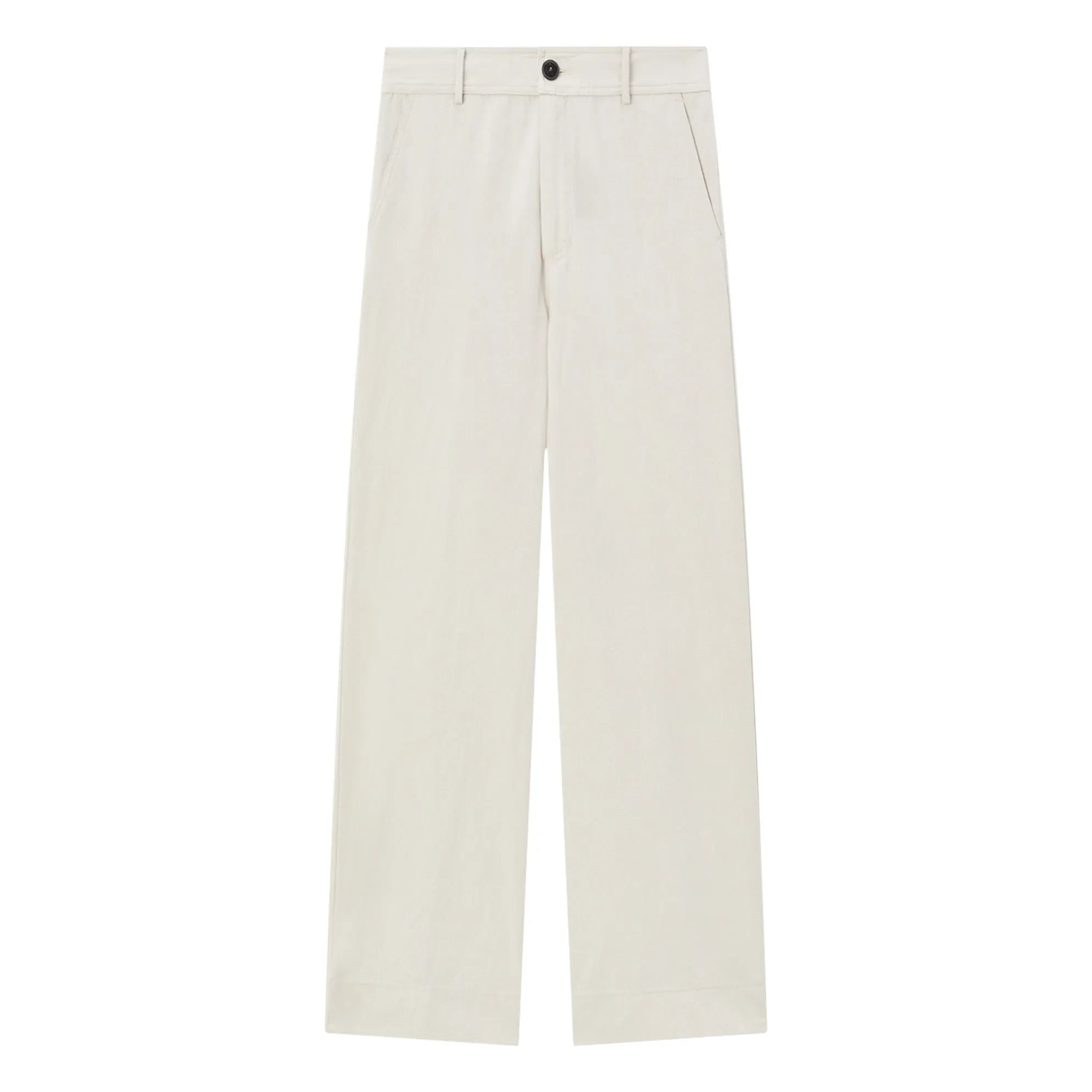 Pomandère - Wide-Leg Pants | White