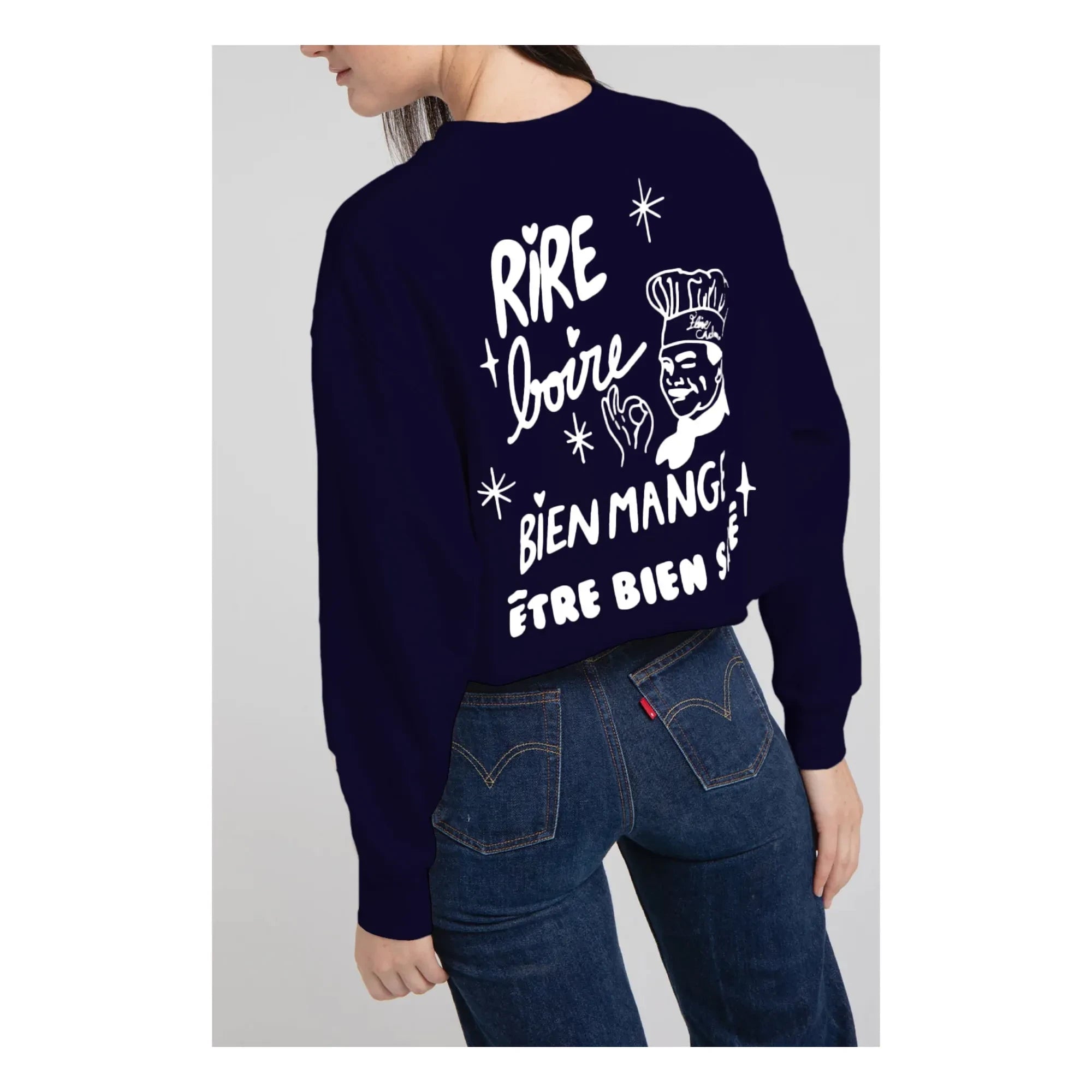 Elise Chalmin - Luigi Pamuk Sweatshirt | Lacivert