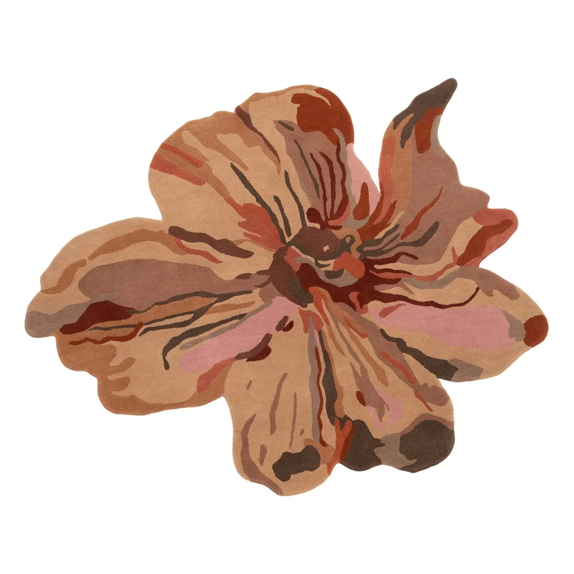 Nanimarquina - Carpet Flora Bloom 3 | Terracotta