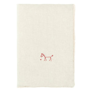 Nobodinoz - Lined Blanket - French Linen | Oatmeal
