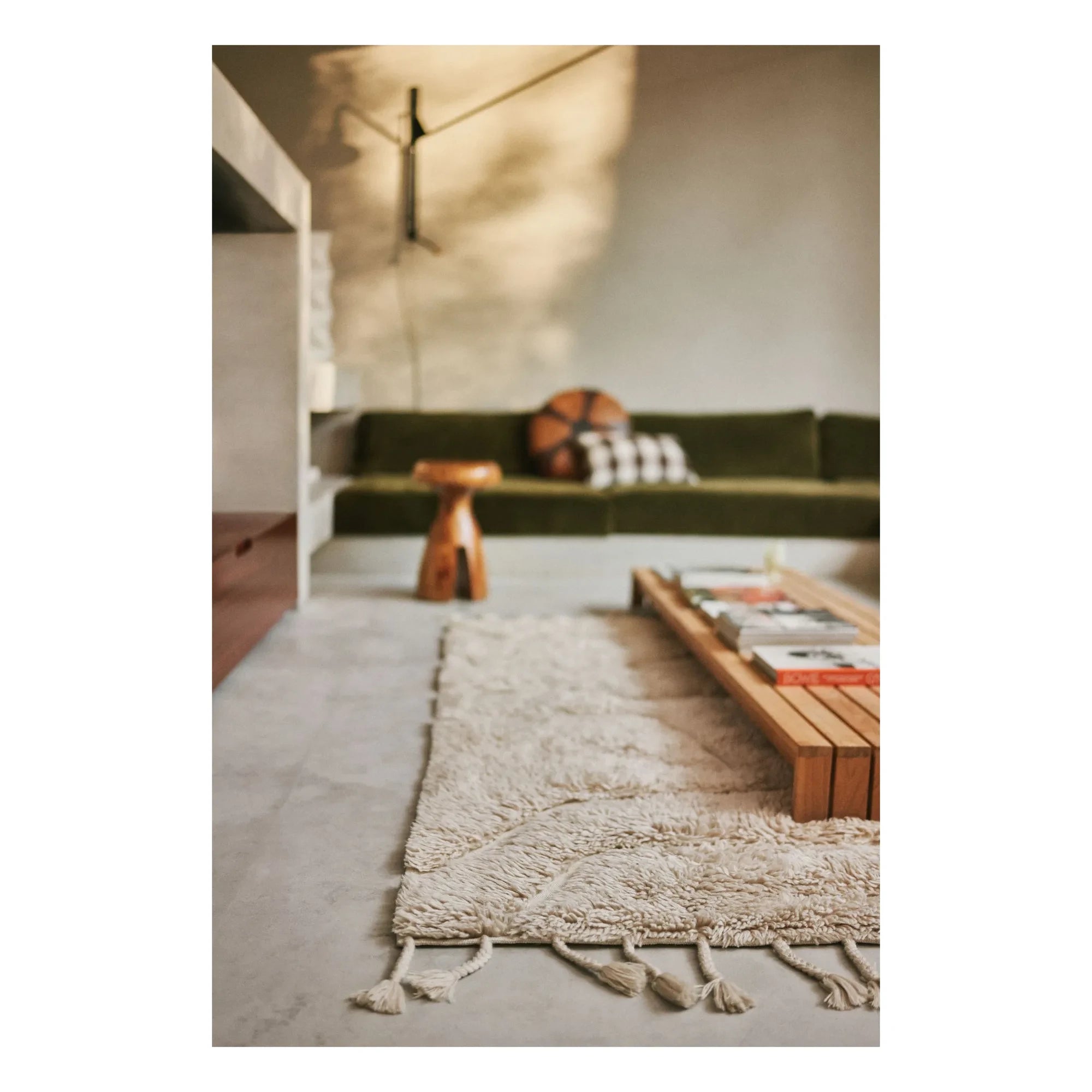 HKliving - Infinite Wool Rug | Cream