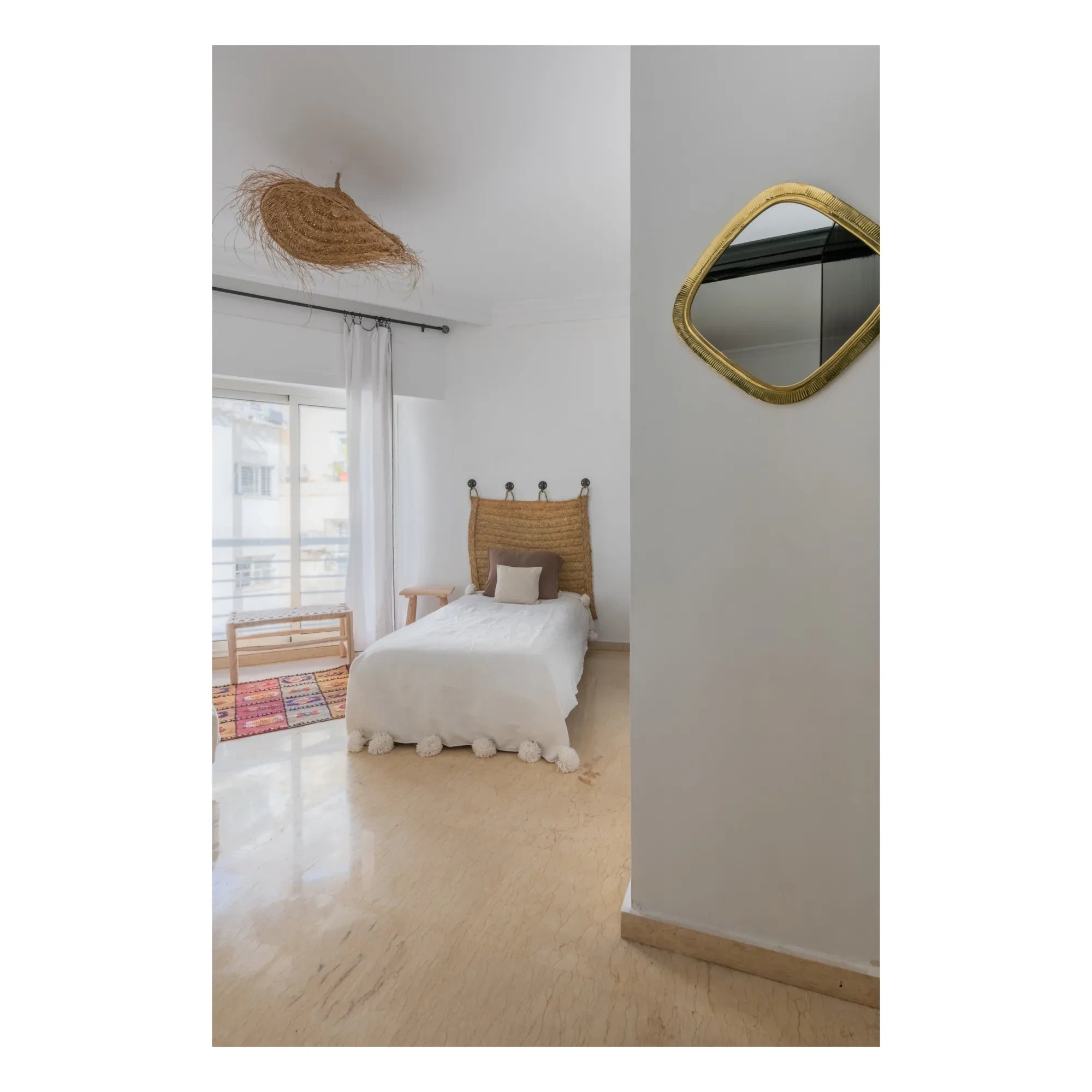 Cosydar - Natural Fiber Wall-Mountable Headboard
