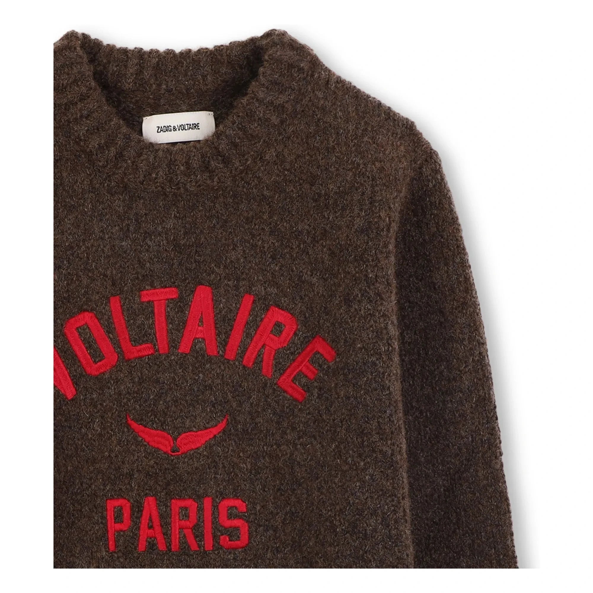 Zadig & Voltaire - Voltaire Paris Yün Kazak | Kahverengi