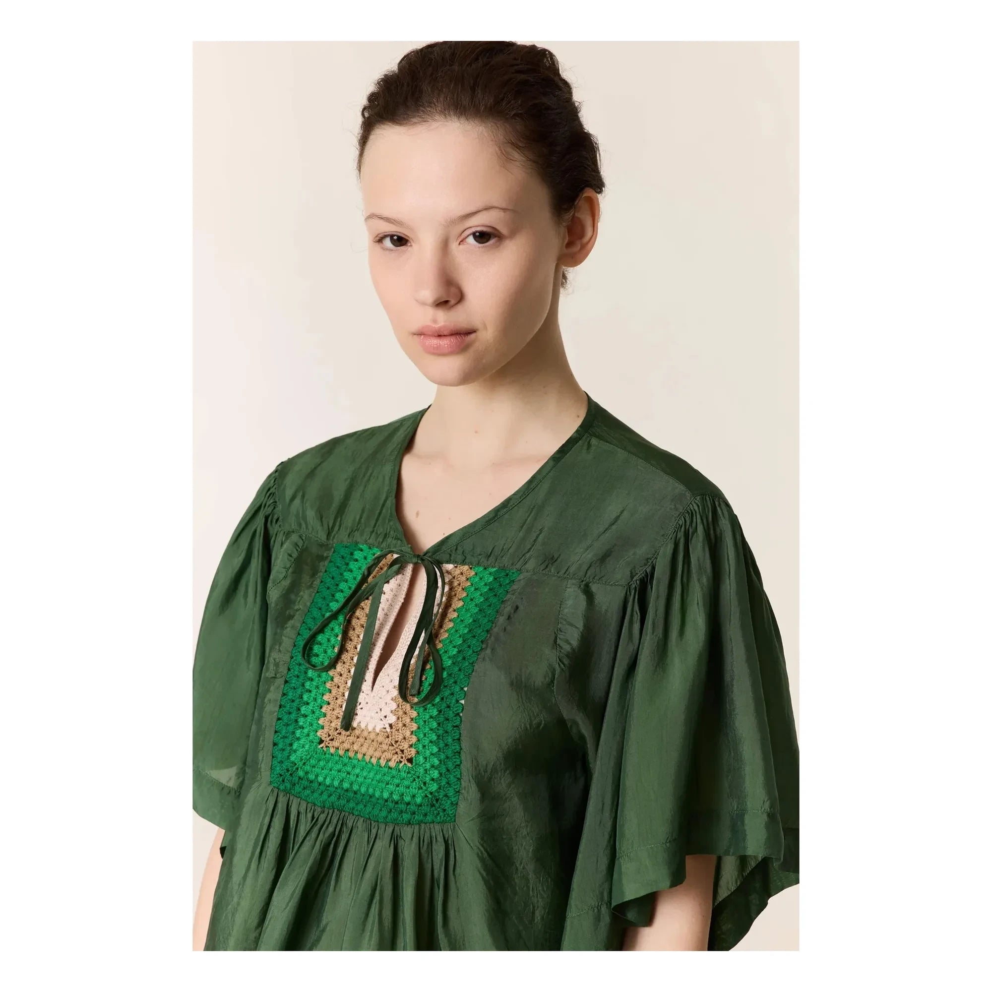 Leon & Harper - Cocto Knit Blouse | Green