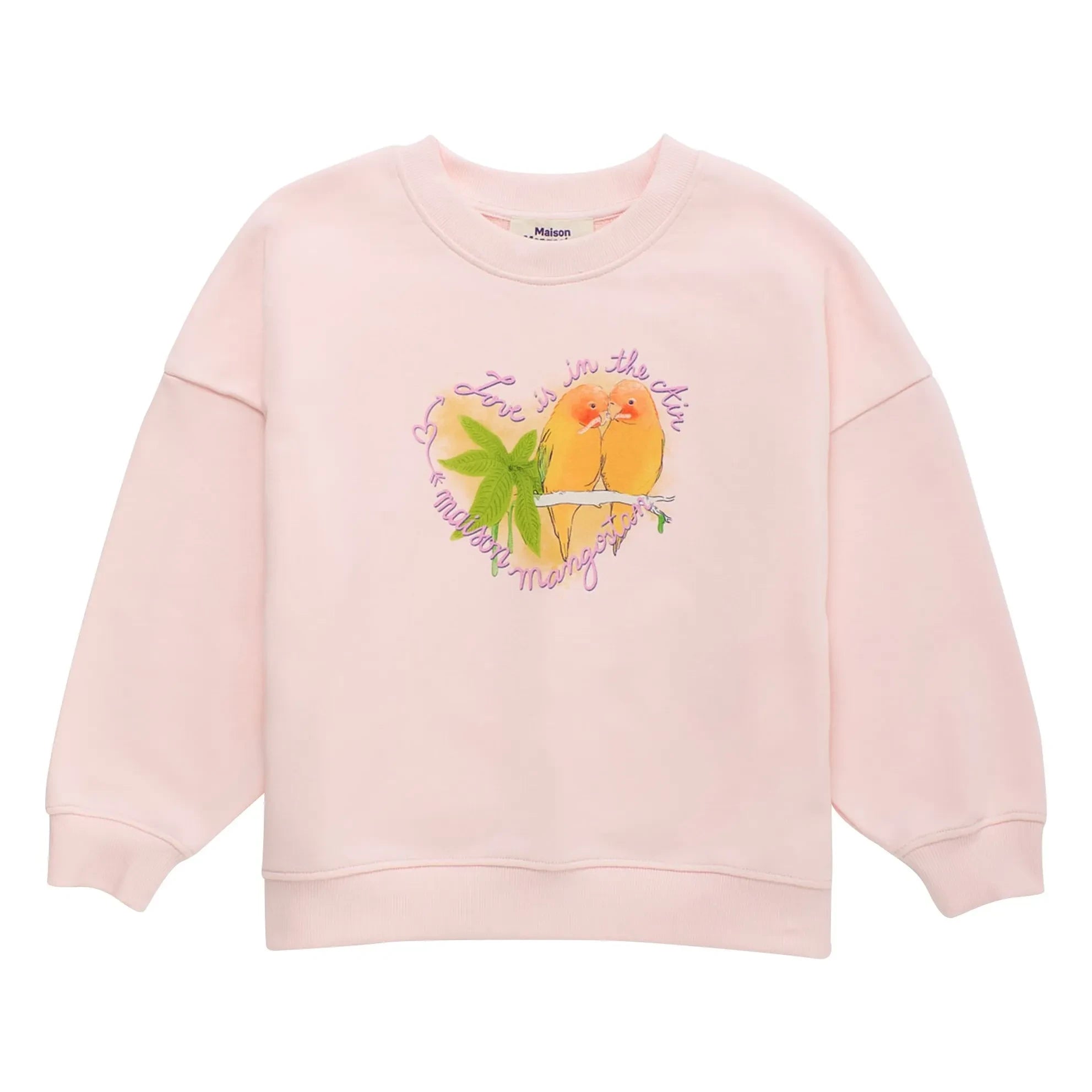 Maison Mangostan - Sweat Birds | Açık Pembe