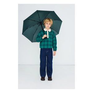 Tinycottons - Organic Cotton Plaid Polo Shirt | Green