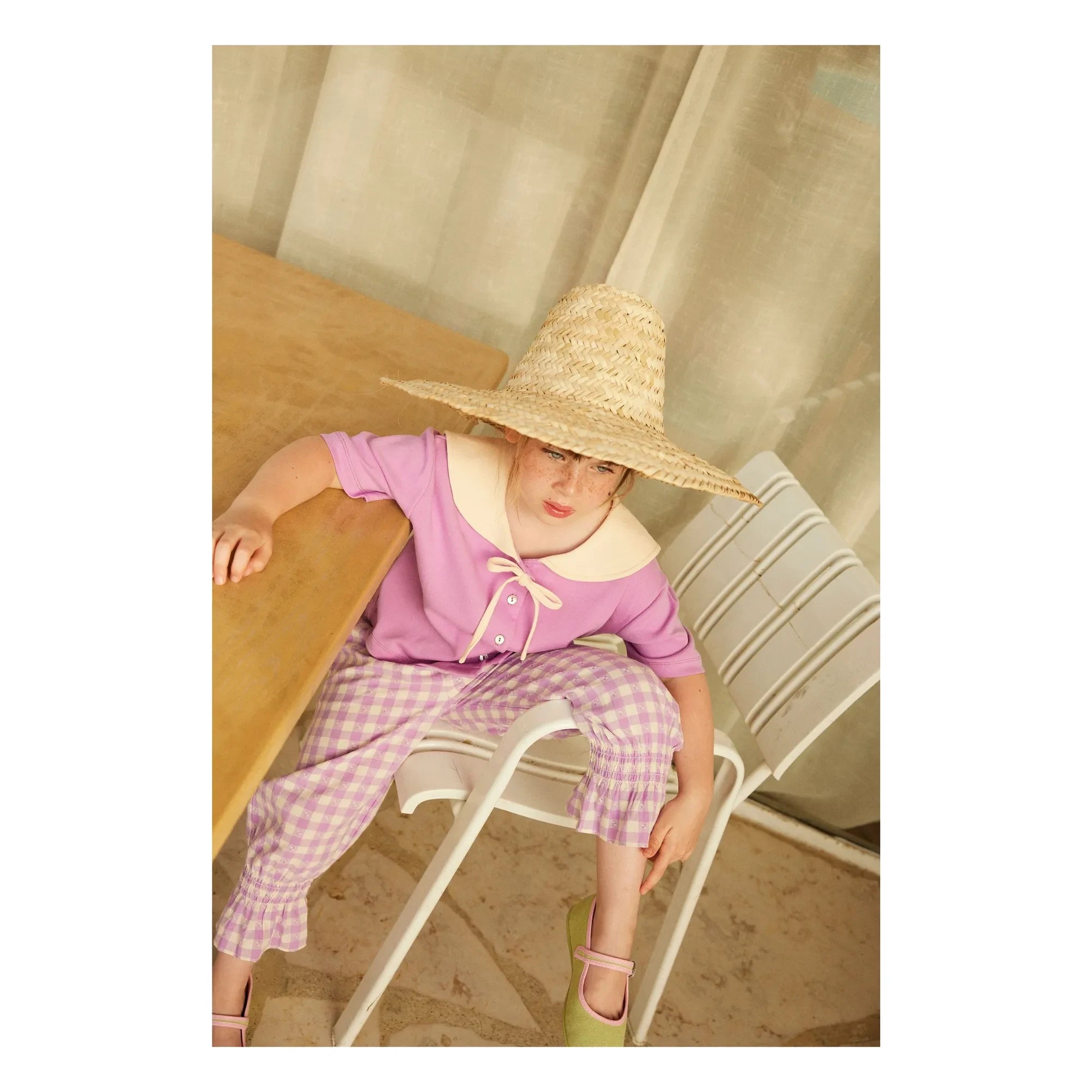 Hello Simone - Mirliton Vichy Pants | Lavender