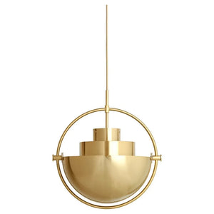 Gubi - Multi-Lite Ceiling Lamp, Louis Weisdorf, 1972 | Brass