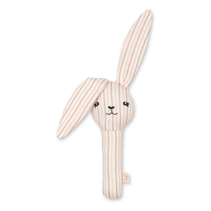 Konges Sløjd - Bunny Stripie Rattle | Pink