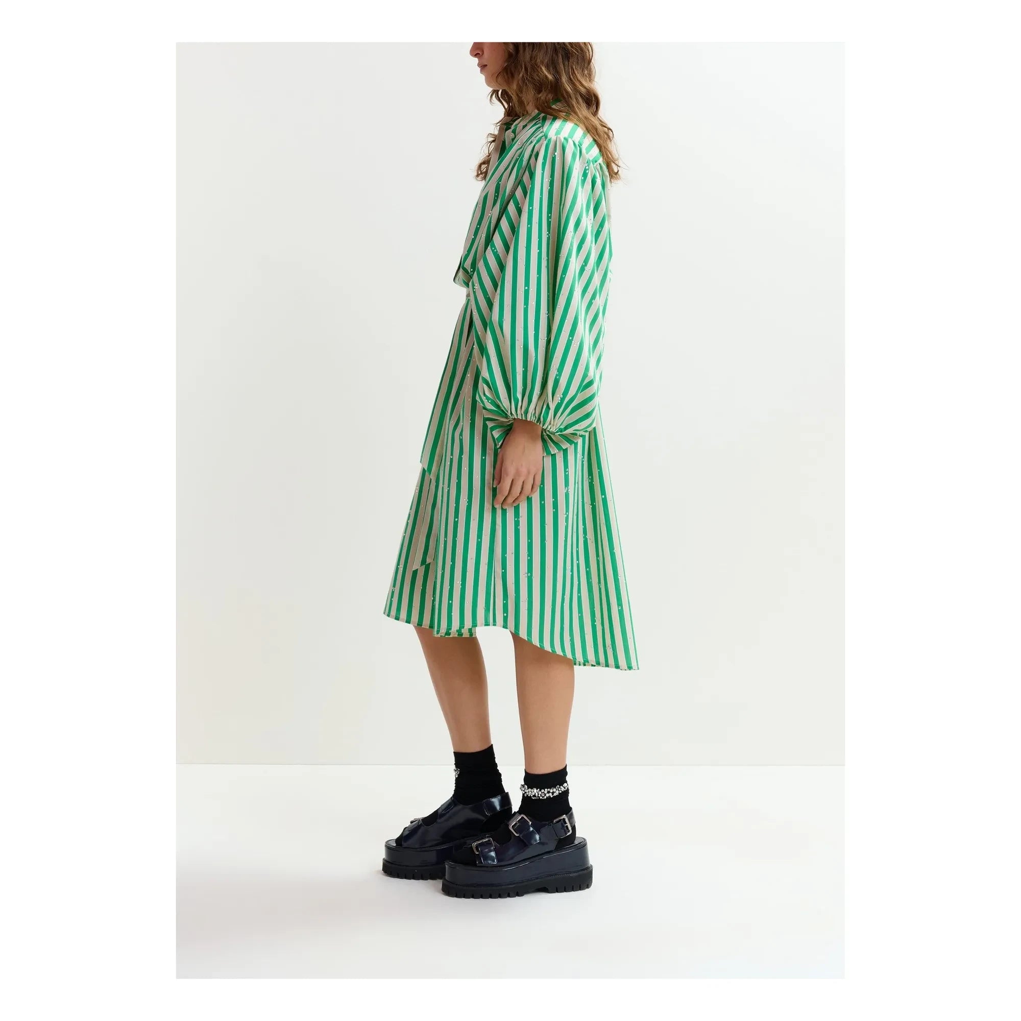 Essentiel Antwerp - Jodianna Striped Dress | Green