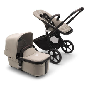 Bugaboo - Bugaboo Fox 5 All-Terrain Stroller - Black Frame | Taupe brown