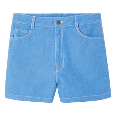 American Vintage - Pusway Cotton Shorts | Blue