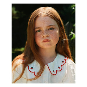 Goldie + Ace - Strawberry Crop Blouse | Ivory