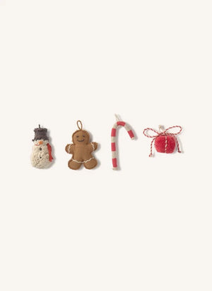 Lorena Canals - Christmas Ornaments - Set of 4