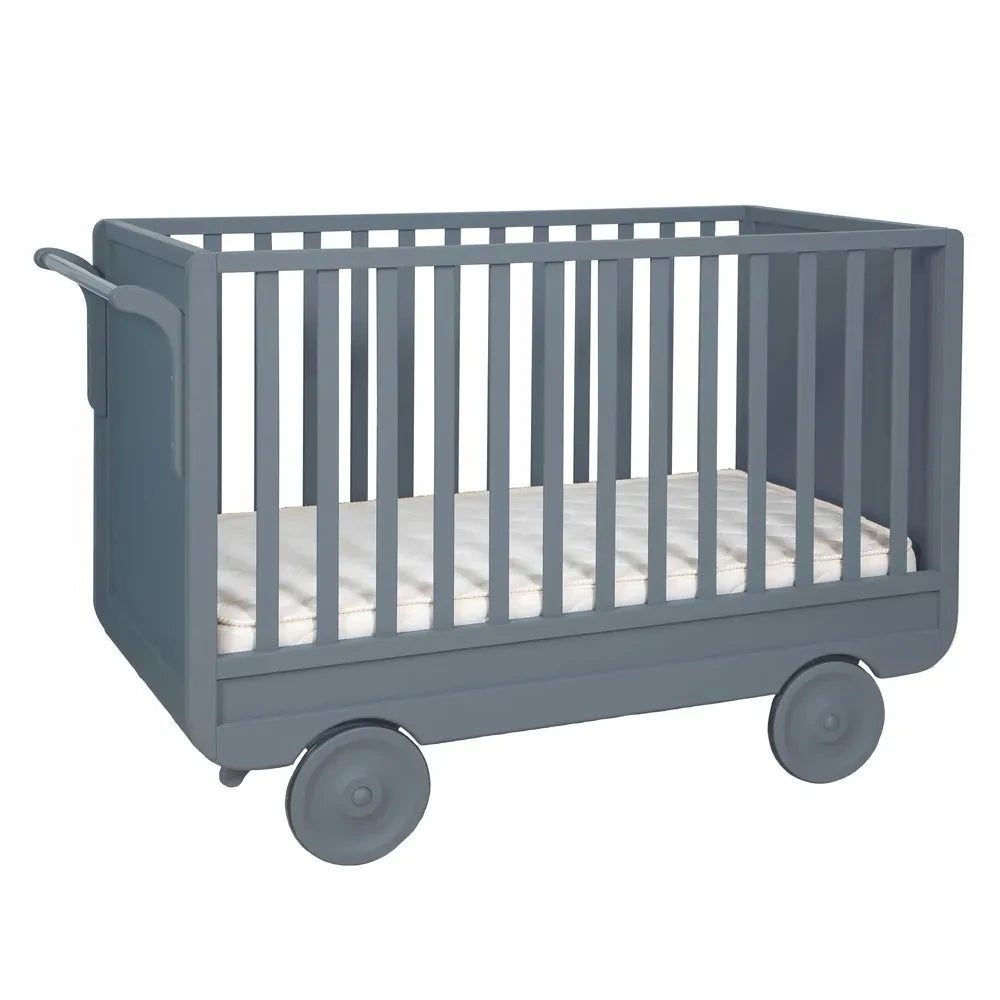 Laurette - Adjustable Trolley Bed 60 x 120 cm | Medium Gray
