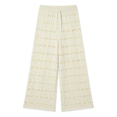 Zimmermann - Open-knit Wool Pants | White