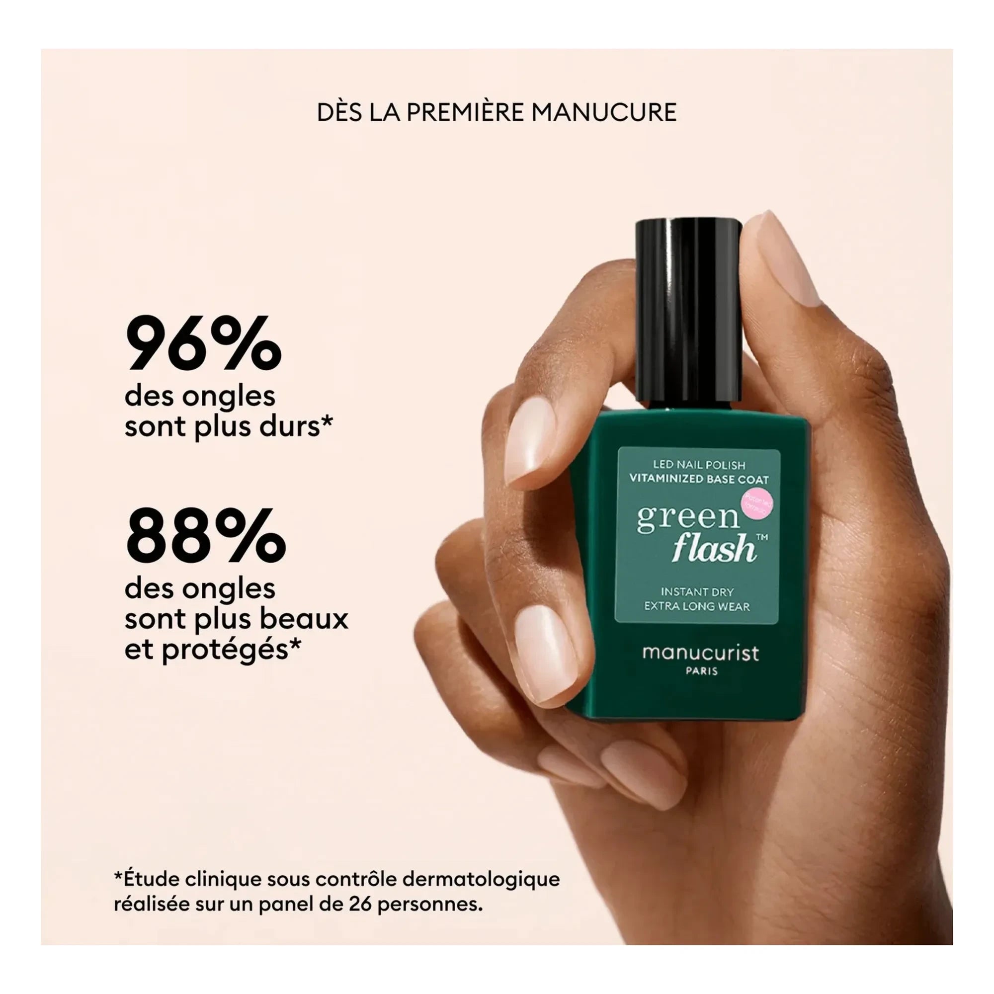 Manucurist - Green Flash Vitamin Base Coat - 15 ml