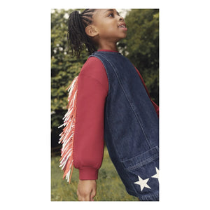 Stella McCartney Kids - Denim Star Elbise | Koyu Mavi