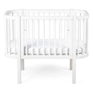 Sebra - Wooden Co-sleeper Crib | White
