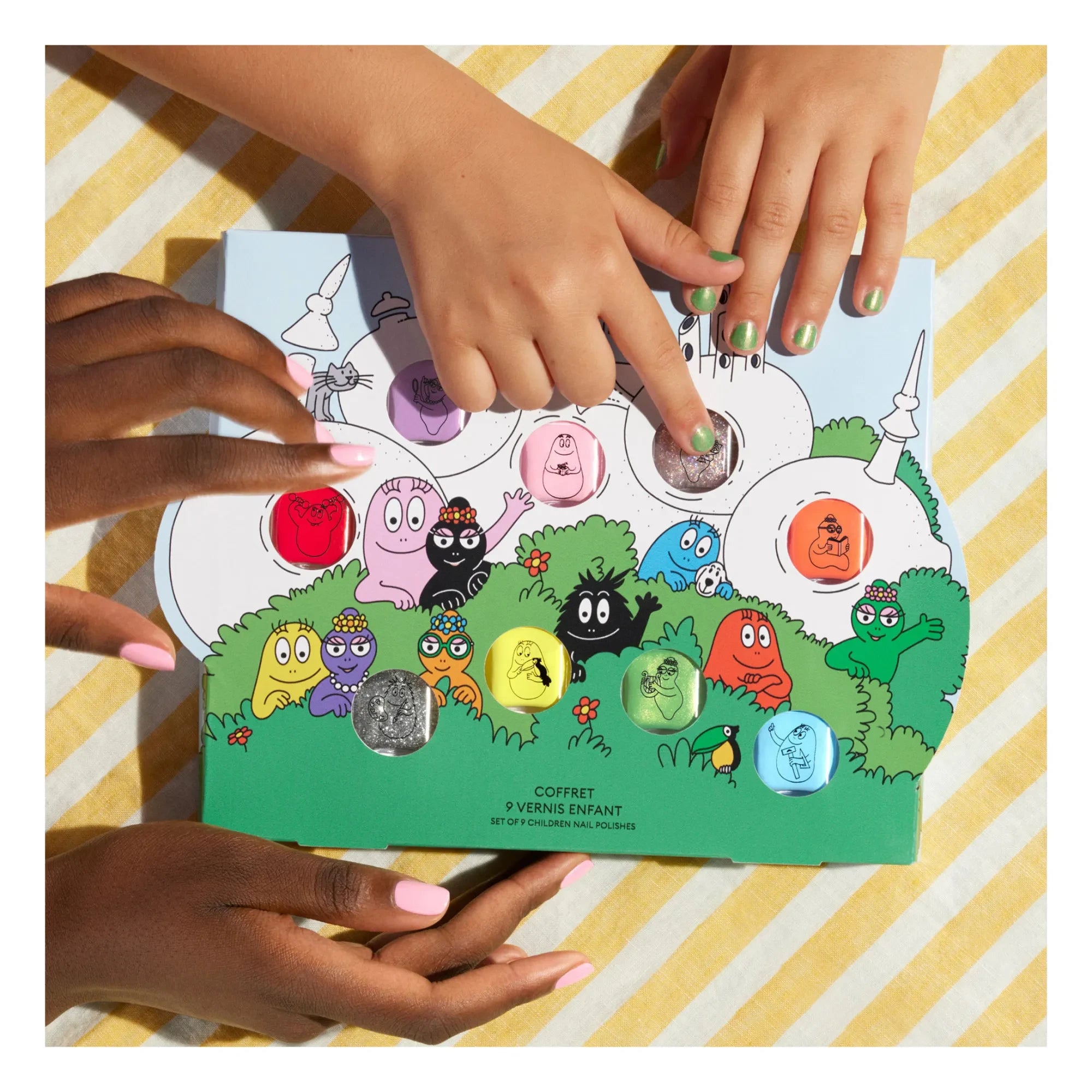 Manucurist - Barbapapa Family Kids Nail Polish Set - 9 Nail Polishes