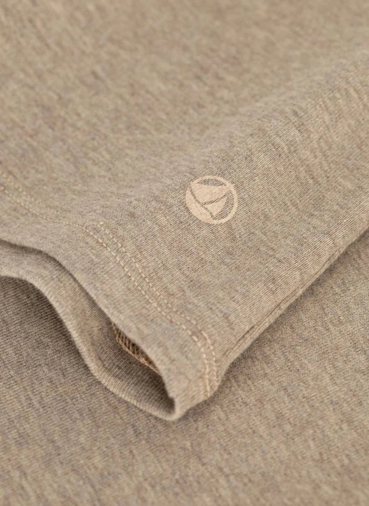 Petit Bateau - Plain turtle neck | Heather beige