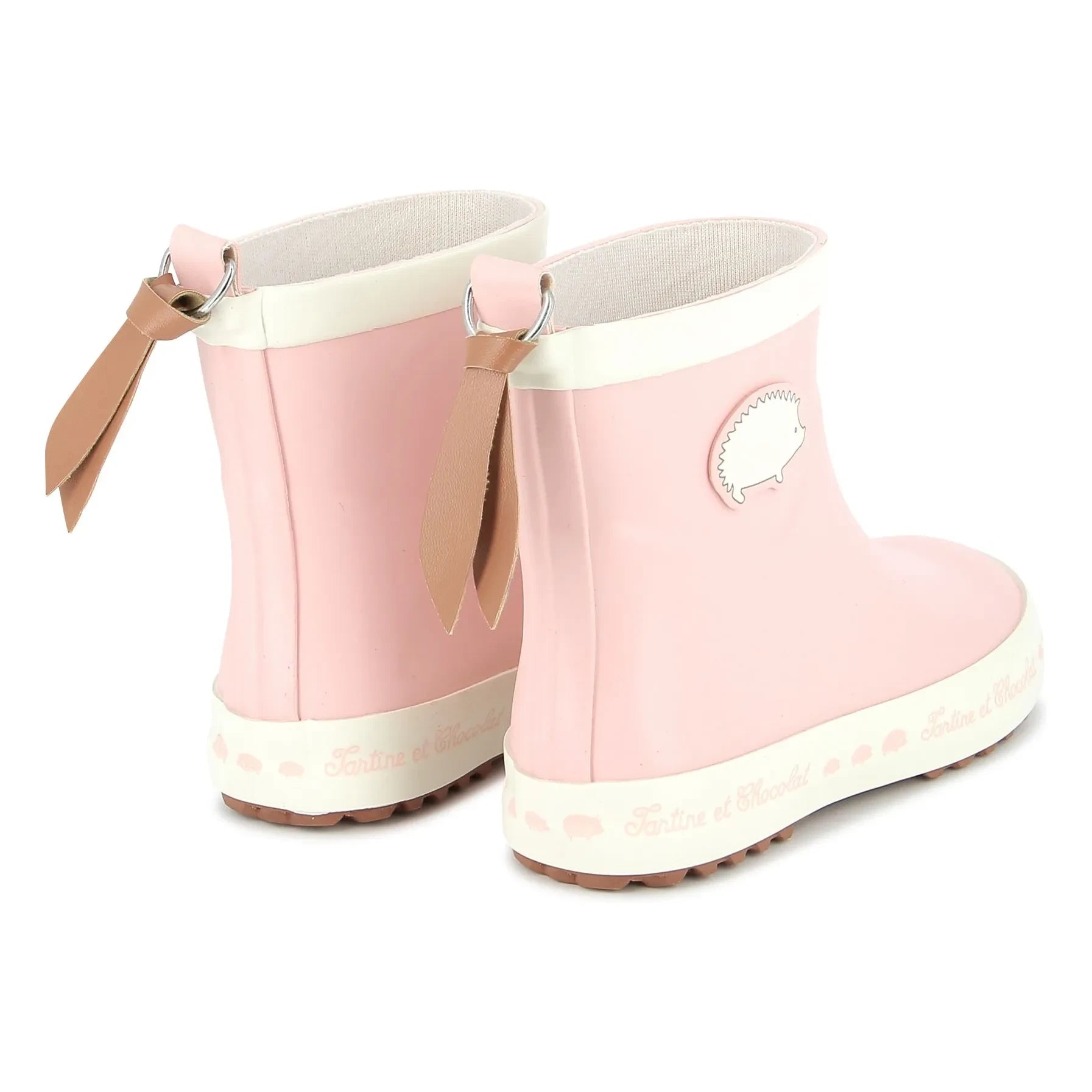 Tartine et Chocolat - Welly Patch Rain Boots | Pink