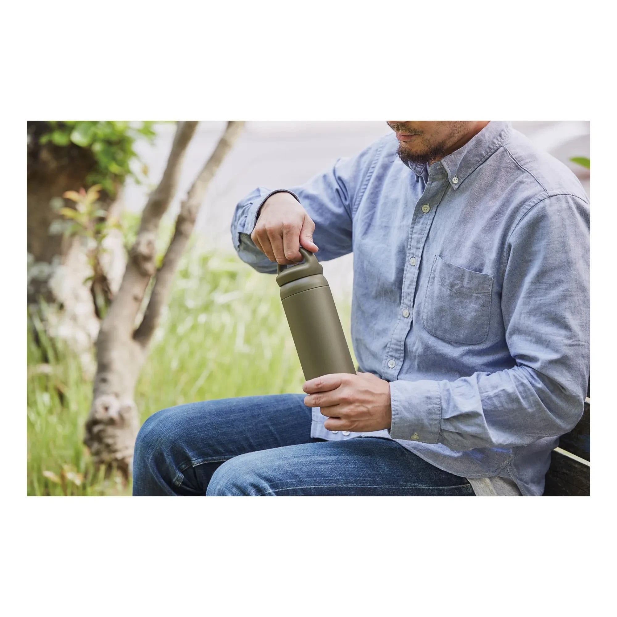 Kinto - Day Off Bottle - 500 ml | Haki