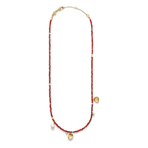 Anni Lu - Brown Harmony Necklace | Red