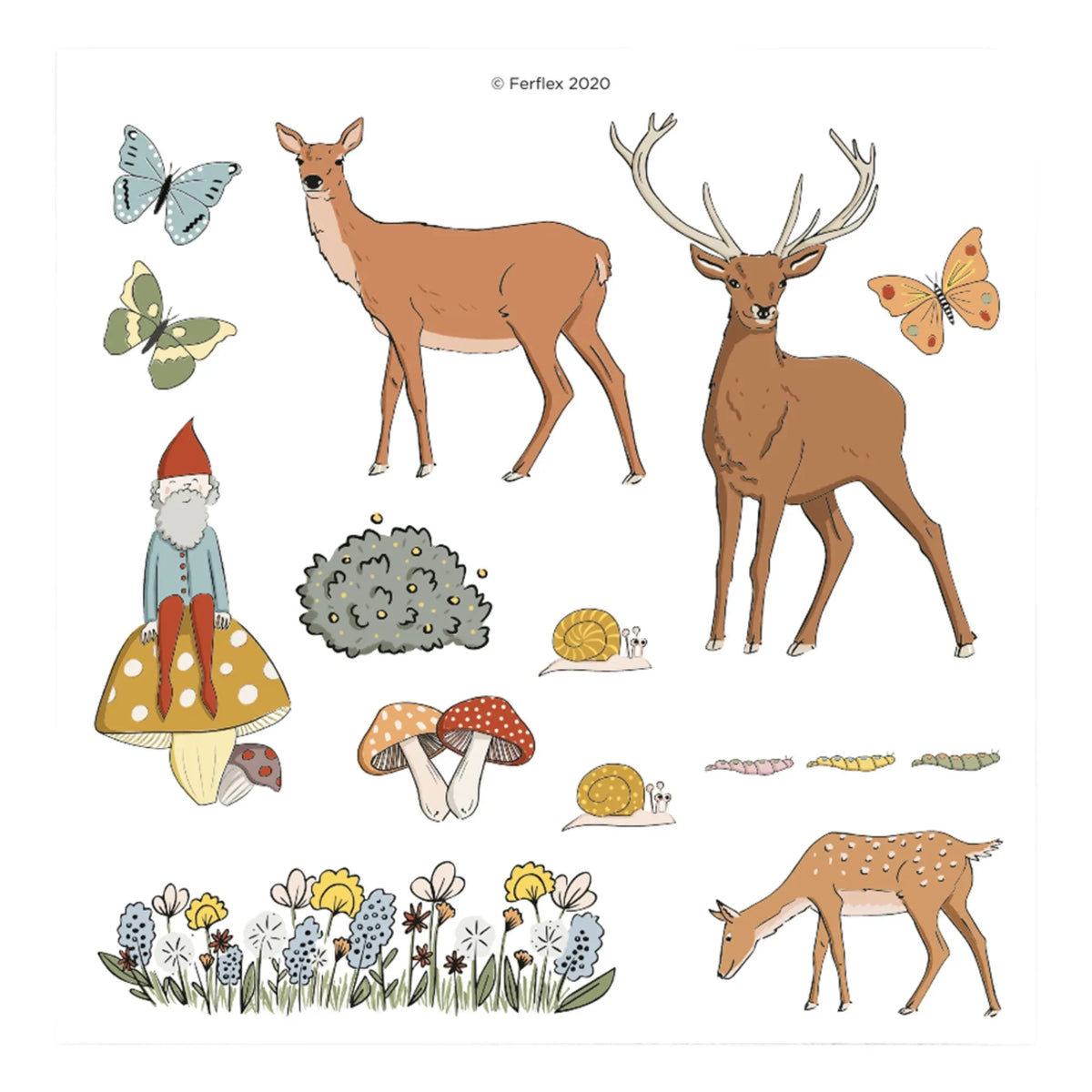 Ferflex - Forest Magnets - Set of 54