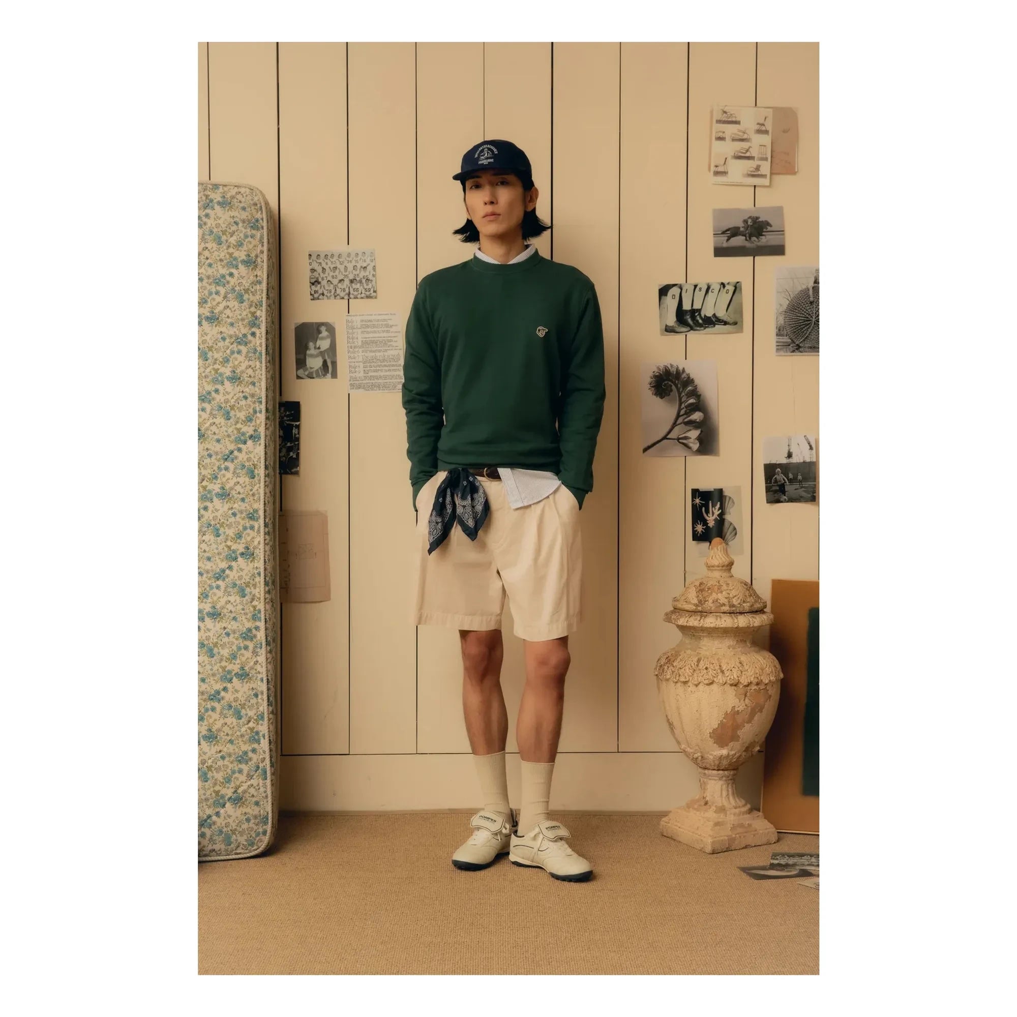 Pompeii - Emilio sweatshirt | Krom yeşili