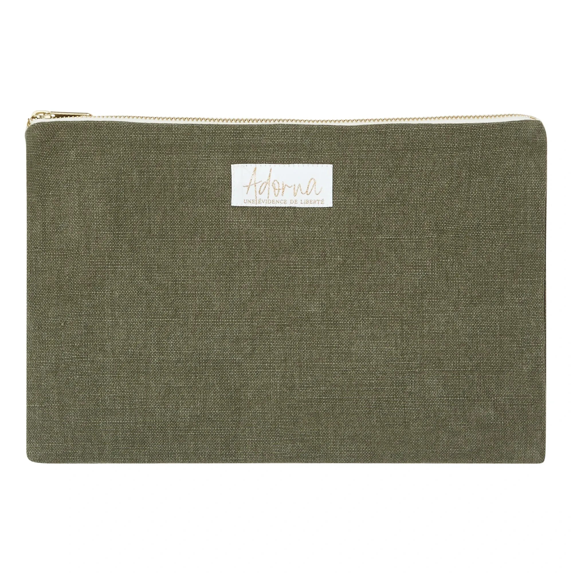 Adorna - Linen Kese | Khaki