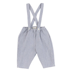 Babe & Tess - Striped Romper | Azure Blue
