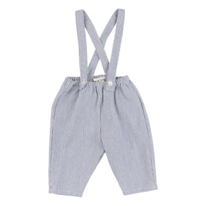 Babe & Tess - Striped Romper | Azure Blue