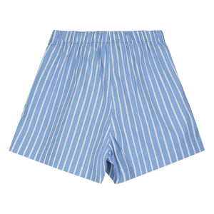 Tangerine - Striped Shorts | Light Blue