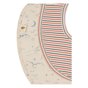 Konges Sløjd - Marino Bandana Bibs - Set of 2 | Beige