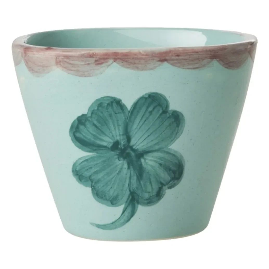 Rice - Ceramic espresso cup Trefoil | Blue