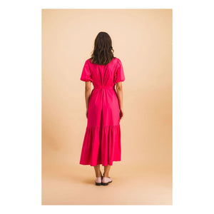 Elise Chalmin - Clémence Cotton Dress | Pink