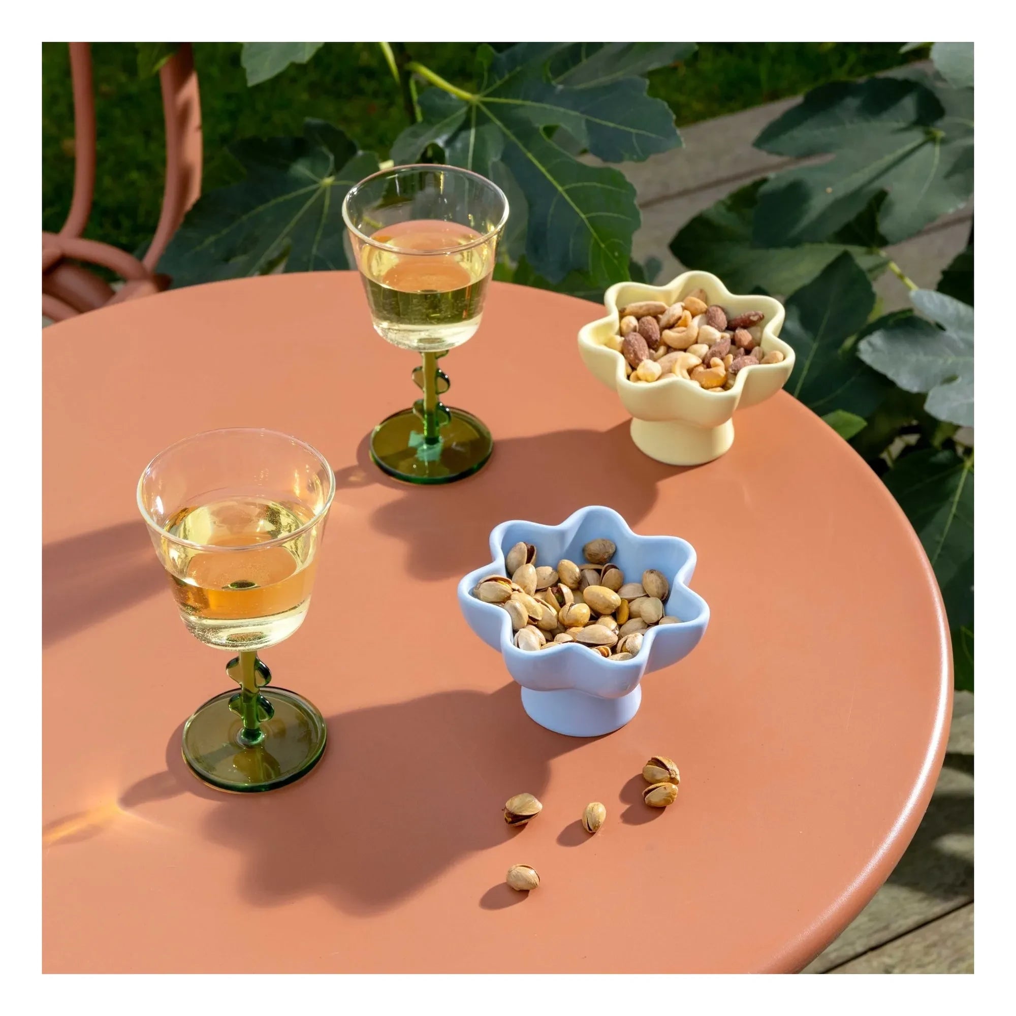 &Klevering - Sun Stone Ceramic Bowls - Set of 4