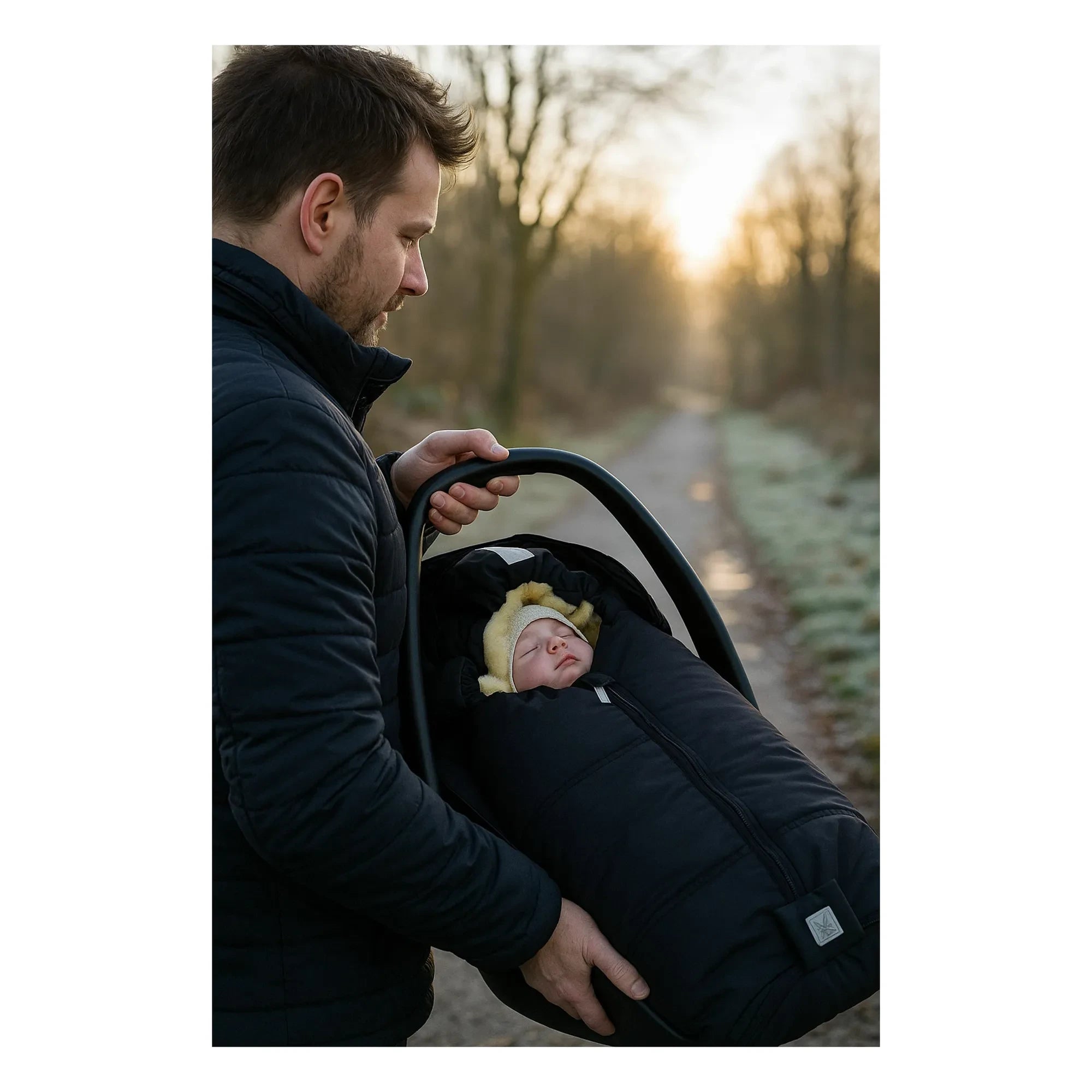 Kaiser - Naadja Baby Car Seat Universal Foot Cover | Black