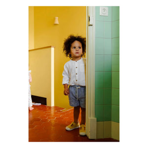 Louise Misha - Amod Organic Cotton Gauze Shirt | White