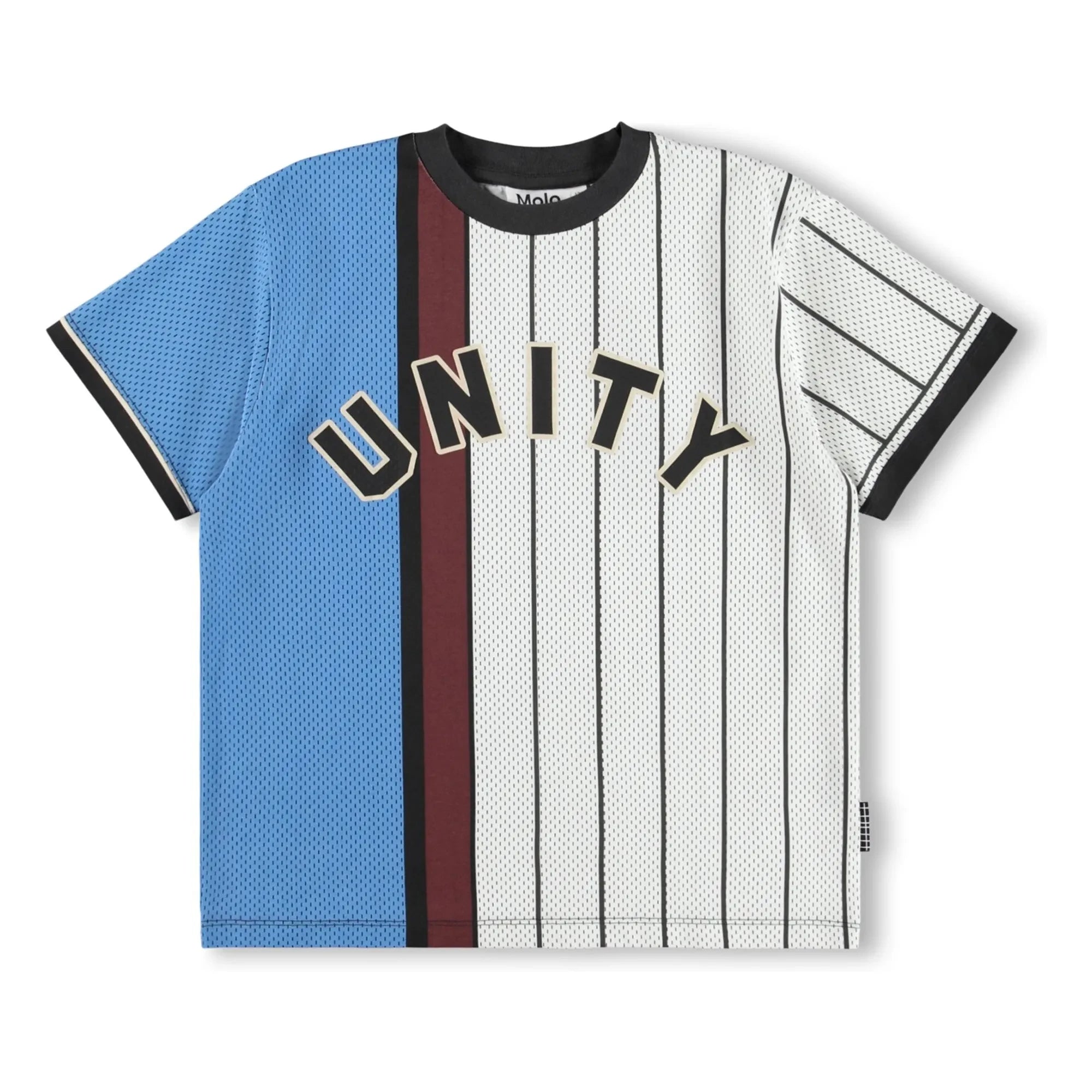 Molo - Rodney Unity Striped Organic Cotton T-Shirt | Blue