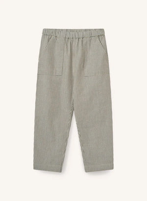 Copenhagen Colors - Organic Cotton Checked Pants | Brown