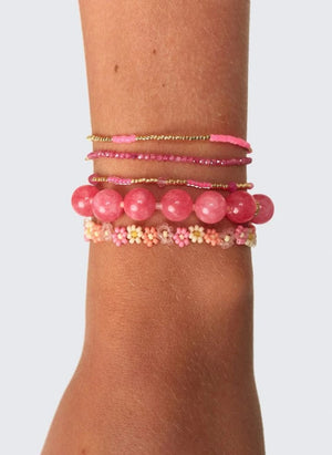 Anni Lu - Pink Mood Bracelet | Hibiscus