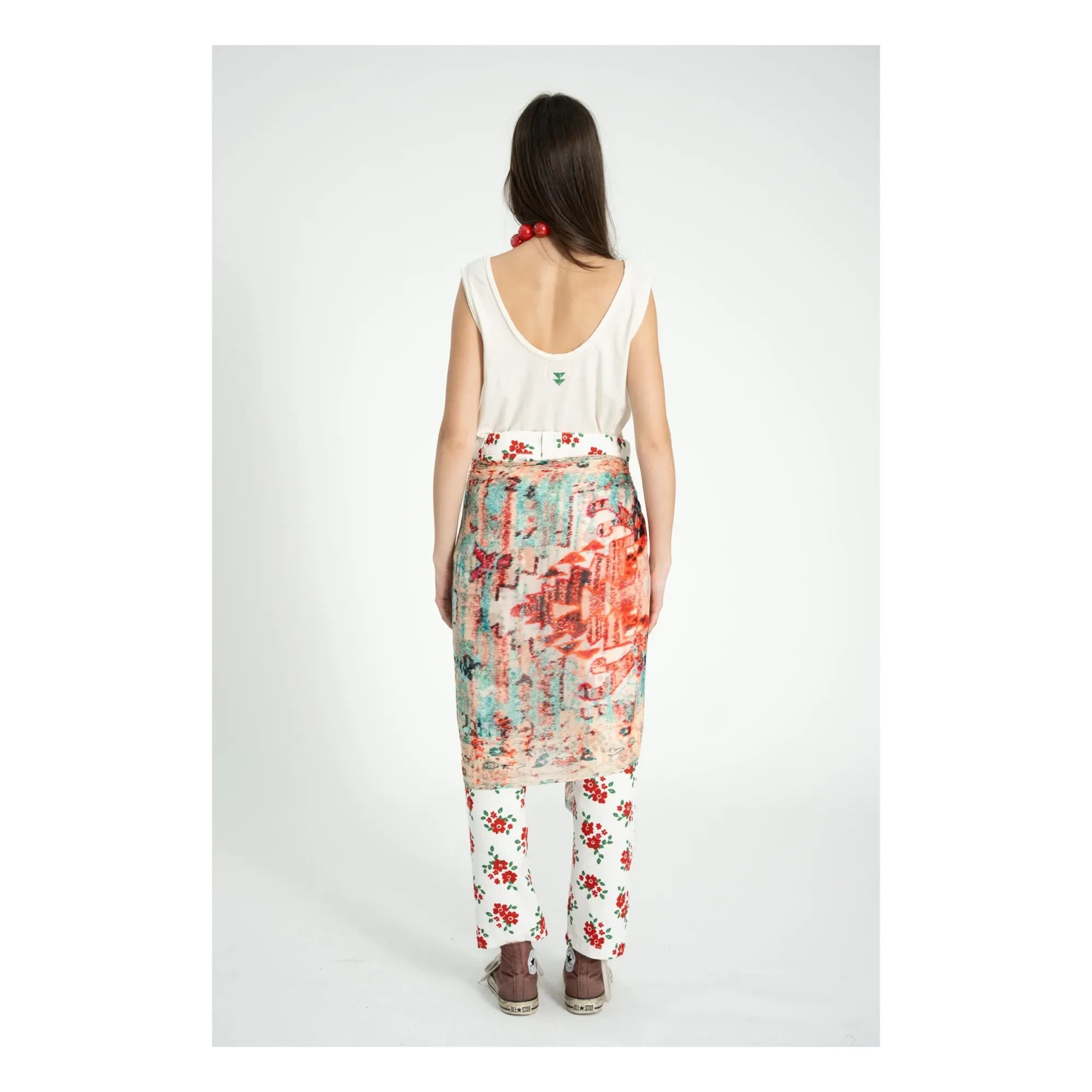Sisters Department - Olivia Linen and Cotton Tank Top | Ecru