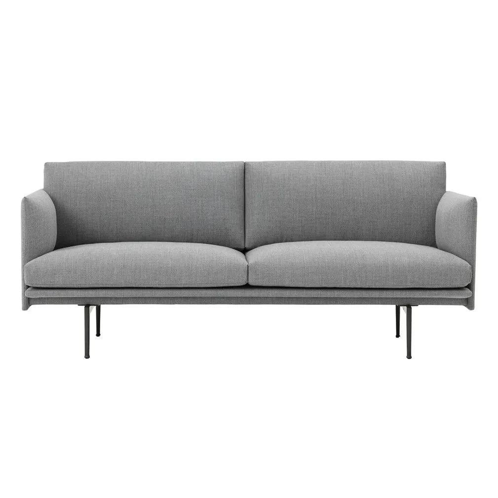Muuto - Outline Soft 2-Kişilik Kanepe, Anderssen & Voll | Gri