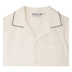 Bonpoint - Steve embroidered shirt Organic cotton | Cream