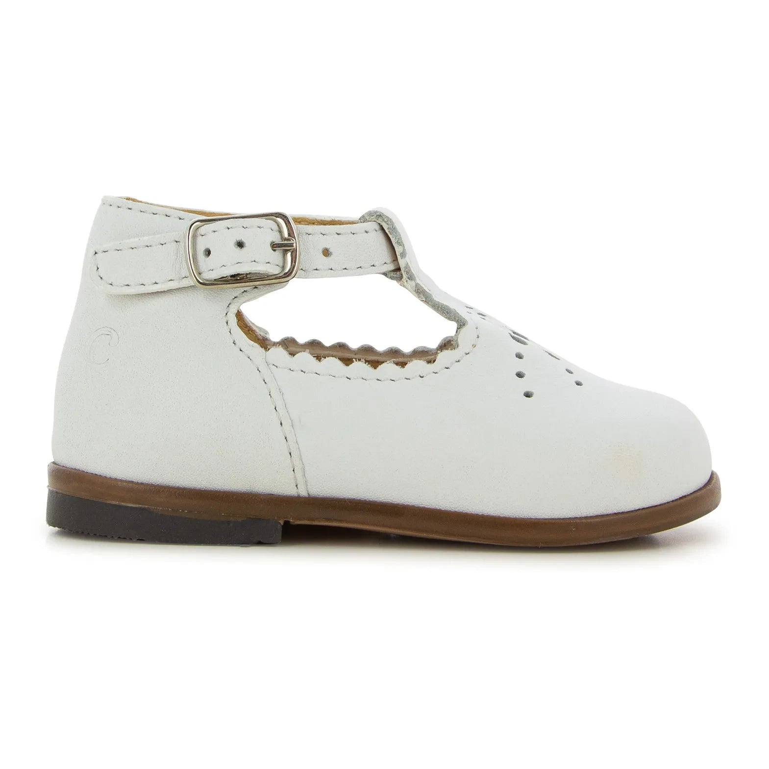 Clotaire - Zeus Flo Mary Janes | White