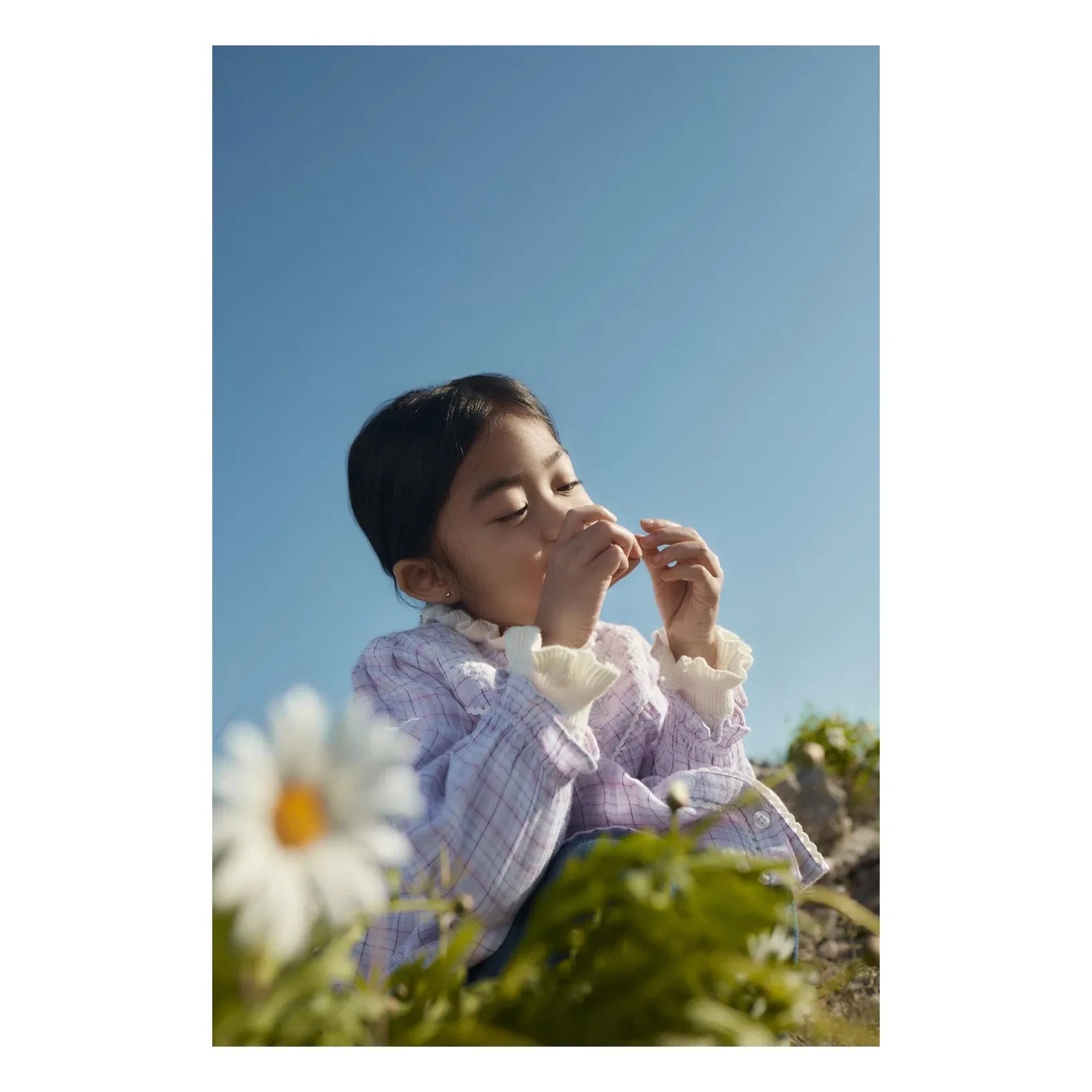 Louise Misha - Flora Karolu Bluz | Pembe